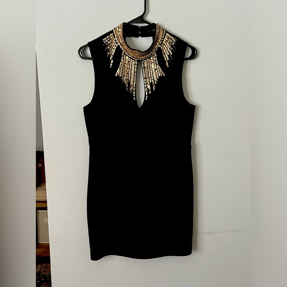 Size L Ark & Co Bodycon Sequin Neckline Dress